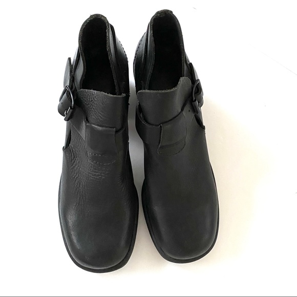 90’s Vintage Deadstock block heel leather shoe NEW - Picture 14 of 15